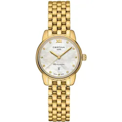 Certina C033.051.33.118.00 Damenuhr Chronometer DS-8 Goldfarben