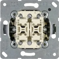 Jung Einsatz Doppel-Wechselschalter LS 990, AS 500, CD 500, LS design, LS plus, FD design, A 500, A plus, A creation, C (509 U)