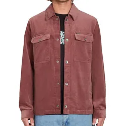 Volcom Cord Jacke Likeaton bordeaux - S
