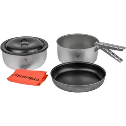 Trangia Tundra III Kochset Duossal - hellgrau / schwarz