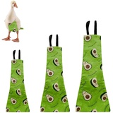 Windeln mit Hühner-Enten- und Gänsemotiv, waschbar, für Hühner, Hahn, Geflügel, 1 Packung (Avocado, Medium)