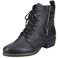 Rieker Damen Y0800 Schnürstiefel, Schwarz, 40 EU