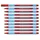 Schneider Slider Edge hellblau/rot, Schreibfarbe: rot, 10 St.