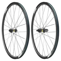 MAVIC Ksyrium 30 Disc Tubeless Rennrad Laufradsatz - Black - 12 x 100/12 x 142 mm