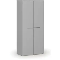 Kleiderschrank mit Auszug PRIMO GRAY, 1781 x 800 x 420 mm, grau