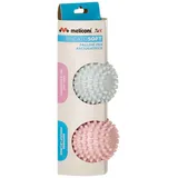 MELICONI Laundry Soft, Trocknerbälle, Geschmeidige Wäsche und Verkürzte Trocknungszeit, Unbegrenzter Gebrauch, 2 Bälle, Rosa und Hellblau