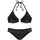 JETTE Triangel-Bikini Damen Schwarz 34 Cup C/D