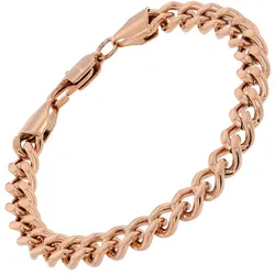 trendor 75894 Damen-Armband Edelstahl mit Roségold-Beschichtung 16 cm