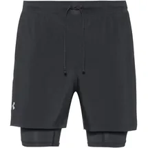 Under Armour Launch 5 2-in-1 Short Herren schwarz