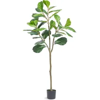 Vevor Geigenfeige Künstlich 78x78x155,6cm Kunstpflanze PE Künstliche Pflanzen Fake