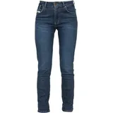 John Doe Jane High Mono Damen Motorradjeans, blau, Größe 25 34
