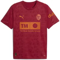 Puma Valencia CF Trainingsshirt 2025/26 Auswärtstrikot orange/rot Herren Gr. XS