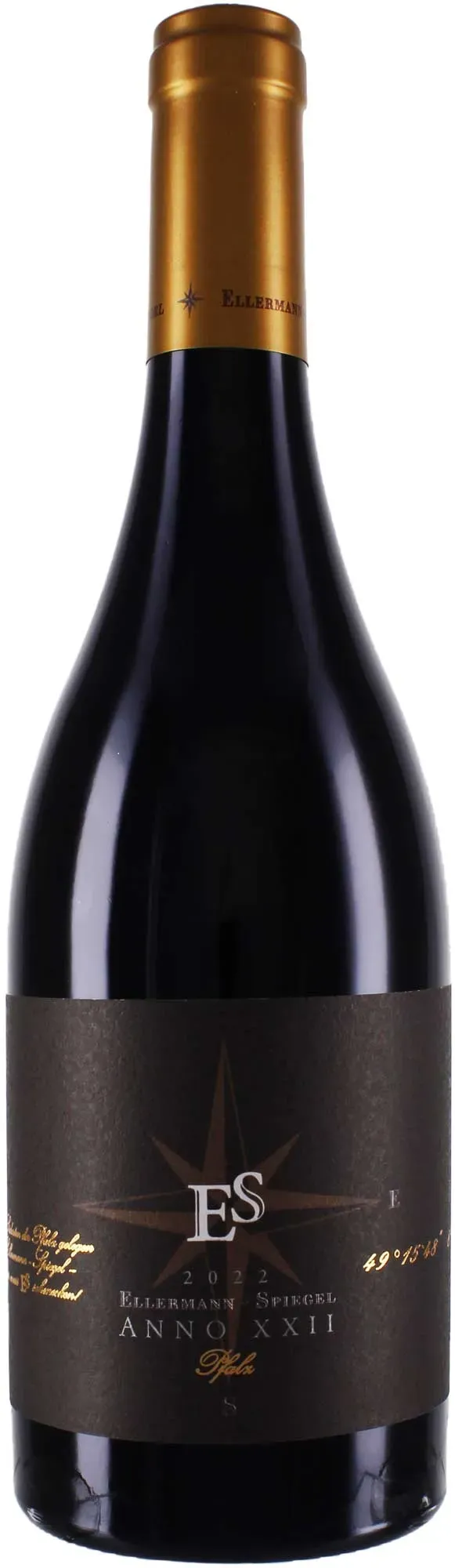 Weingut Ellermann-Spiegel 2022 Ellermann-Spiegel Anno XXII Goldkapsel 2022 Cabernet Sauvignon,Merlot,Regent,Spätburgunder Deutschland