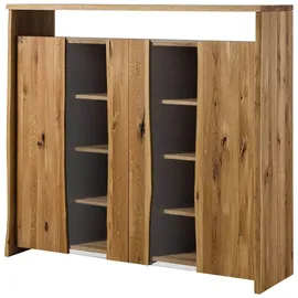 MASSIVMOEBEL24.DE Highboard 160 x 147 x 45 cm Beige