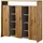 MASSIVMOEBEL24.DE Highboard 160 x 147 x 45 cm Beige