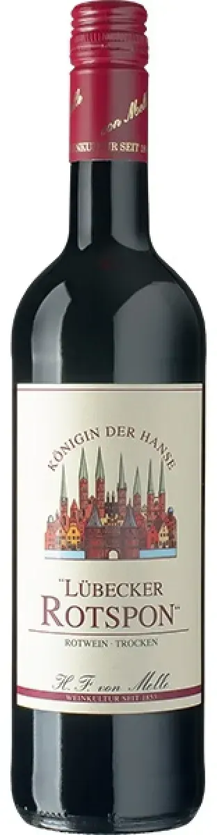 Königin der Hanse Lübecker Rotspon Rotwein trocken 0,75 l