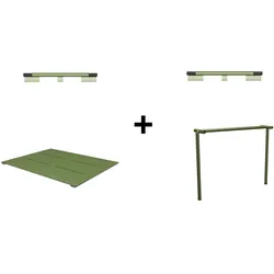 AVANTI Esstisch Erweiterung Olivgrün Olivgrün 83 cm