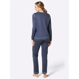 Feel Good Hausanzug FEEL GOOD Rauchblau/Eisblau 44/46