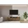 altdecor NOA-2 Lowboard 200 cm x 40 cm x 41 cm Schwarz/Eiche Wotan Holzwerkstoff