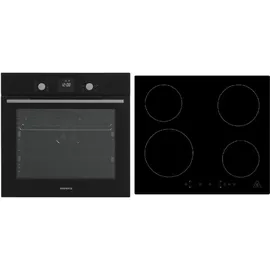 Respekta Backofenset ASET7004295l ca. 59,5/59,5/56,5 cm Schwarz