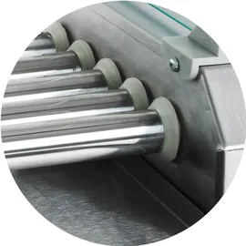 Royal Catering Hot Dog Grill Hot Dog Gerät Hotdog Rollen Grill Edelstahl 1400 W 7 Rollen,