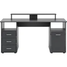 MÖBELPARTNER Schreibtisch Niels anthrazit