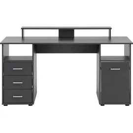 MÖBELPARTNER Schreibtisch Niels anthrazit