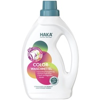 HAKA Waschmittel Color flüssig, für 20 Waschgänge, mit Magnolienextrakt, vegan, 1 L