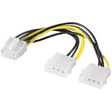 goobay 93241 PC Grafikkarten Stromkabel/Stromadapter, PCI-E zu PCI Express 8 Pin