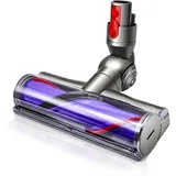 simaiyi Elektrische Bürste kompatibel für Dyson V7 V8 V10 V11 V15,Ersatzteil Direktantrieb Reiniger Kopf Turbine Bodendüse,Zubehör für Turbobürste mit Schnellspanner für Hartboden und Teppiche