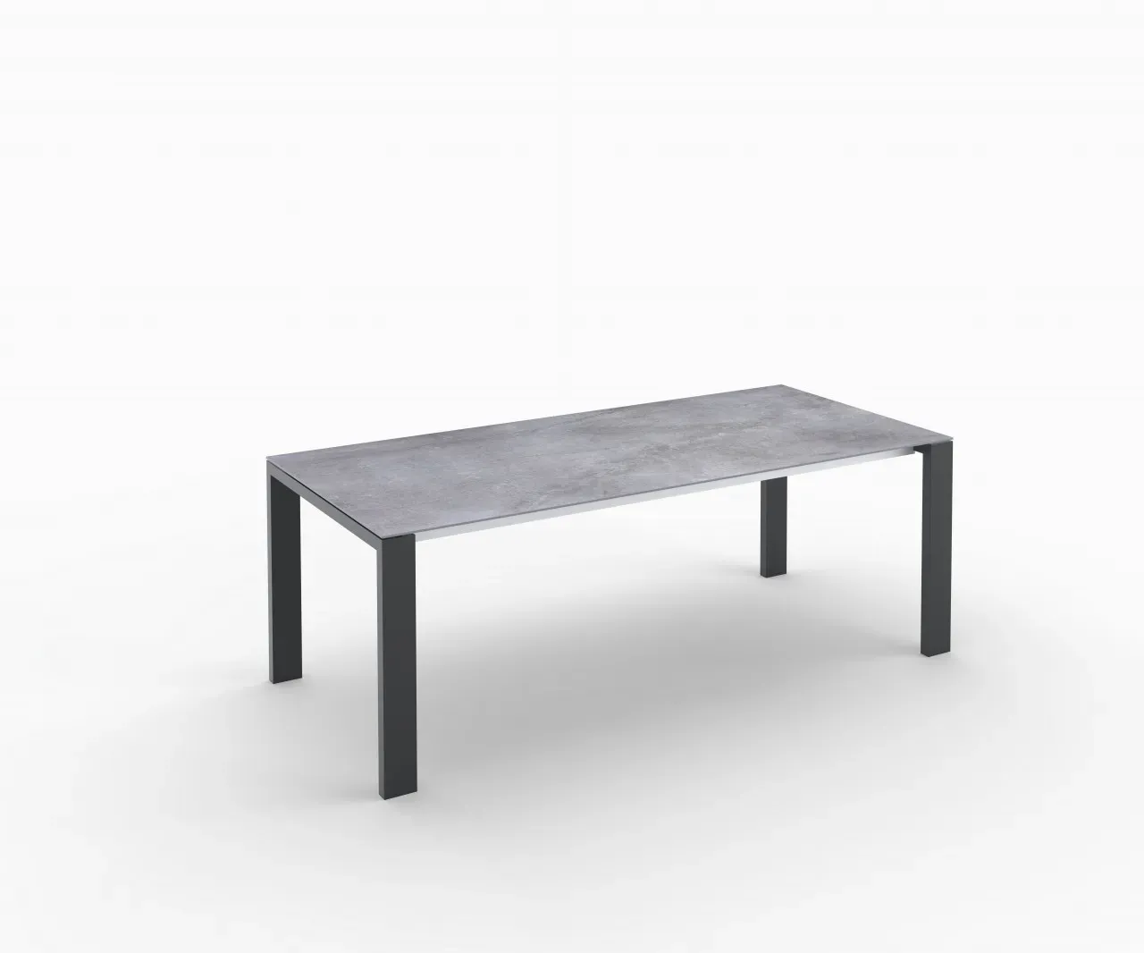 Tisch Oslo anthrazit - 140 x 95 cm Dekton khalo (poliert)