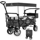 veska Bollerwagen faltbar grau