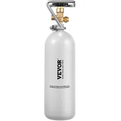 VEVOR CO2-Tank CO2 Flasche 2kg Aluminiumlegierungszylinder mit DIN477-Ventil