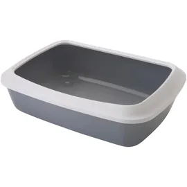 Savic Katzentoilette Iriz 50 cm Grau/Weiß