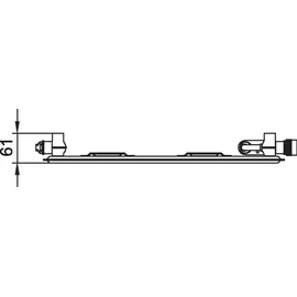 Kermi Flachheizkörper 500 x 1200 mm 1.000 W weiß Typ 10