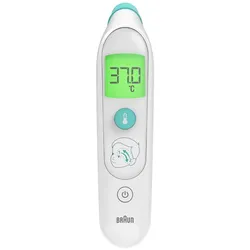 Braun BST200WE, Fernabtastthermometer, Weiß, Stirn, Tasten, °C, AA