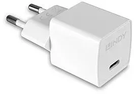 Lindy 73410 Ladegerät für Mobilgeräte Smartphone Weiß AC Drinnen