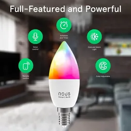 Nous Smart Light Lampe 5 W E14 RGB