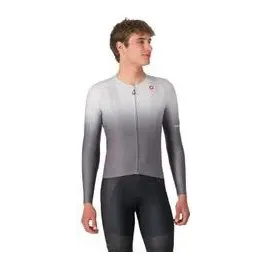 Castelli Herren UPF Longsleeve Trikot (Größe S, grau)