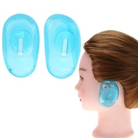 Rainai Ohrenschützer Ohrschutz Duschen, 2pcs Silikon Ohrenkappen Friseur Ohrenschutz Haarfärbemittel Ohrenschützer Für Salon, Ohrschützer Cover Tools Für Haarfärbungs-Haar-Behandlungen,(Blue)