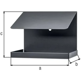 GAH Alberts Gasthaus Schrägdach, schwarz