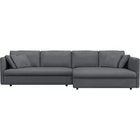 FLEXLUX Ecksofa Lovane, Weich & anschmiegsam, große Sitztiefe auf Kaltschaum, Dekokissen inkl. blau 290 cm x 84 cm x 185 cm