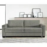 Bali Schlafsofa BALI "Denver, Dauerschläfer", grau, B:215cm H:20cm, 100% PES, Sofas, Schlafsofa, in 140er und 160er Breite, inkl. Ergoflex-Unterfederung