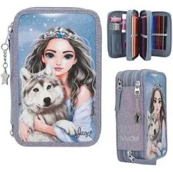 DEPESCHE 13149 TOPModel 3 Fach Federtasche WOLF