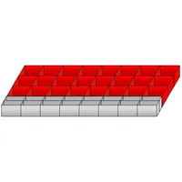 Schulte Einsatzkasten Set 2 für Schubladen 25048