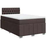 Maison Exclusive - Boxspringbett Mit Matratze Dunkelbraun 120x200