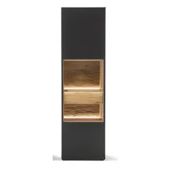 Vitrine VENJAKOB LUMEA - BHT 140x208x43 cm