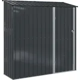 vidaXL Gartenhaus 2,04 x 0,73 m Anthrazit