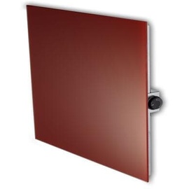 bella jolly Infrarotheizung Glasheizkörper 440W 60x60cm Dekorfarbe rot rot