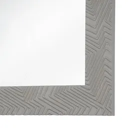 Beliani Wandspiegel Grau